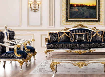 Group Set Sofa set 3+1+1 Seater 3pcs. Furniture Sofas Armchair Luxury Seat Baroque
