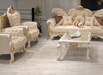 Sofas Suite Sofa set 3+1+1 Seater Armchair Sofa Set Group Luxury Fabric new