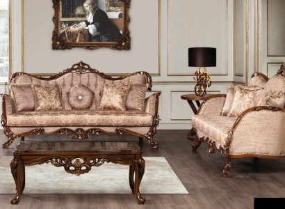 Luxury Sofa set 3+3 Seater Suite Fabric Sofa Couch Sofas Living room Furniture