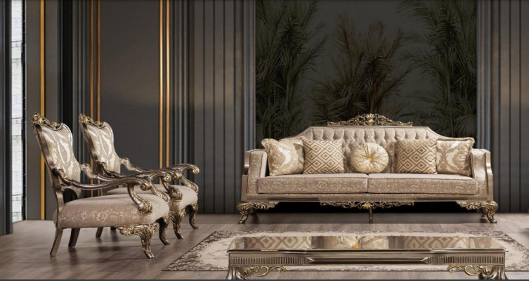 Sofa set 3+1+1 Seater Sofa Sofas Armchair Fabric Suite Luxury Set Living room