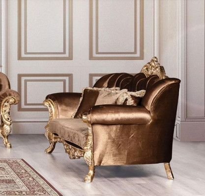 Sofa set 3+1+1 Seater Luxury Suite Sofa Sofas Armchair Set Baroque Living room