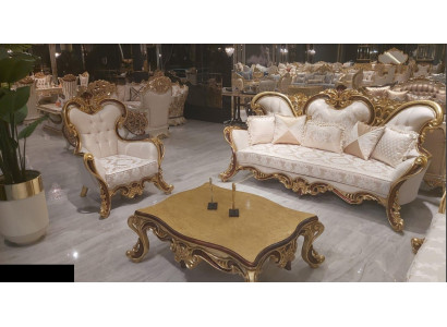 Suite Sofa set 3+1 Seater Sofa Armchair Sofas Fabric Group Living room new