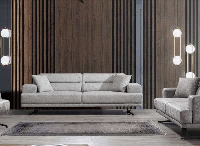 Sofa set 3+1+1 Seater Suite Sofa Armchair Sofas Leather Upholstery Design Seat