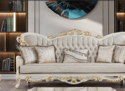 Luxury Three Seater Sofa 3 Seat Couch Sofas Baroque Rococo Classic Furniture 3er new