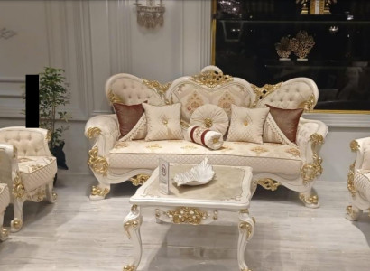 Three Seater Sofa 3 Seat Sofa Sofas Baroque Rococo Seat Fabric Style Baroque Furniture