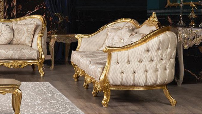 Three Seater Sofa 3 Seater Baroque Rococo Sofa Sofas Armchair Seat Fabric Style Couch