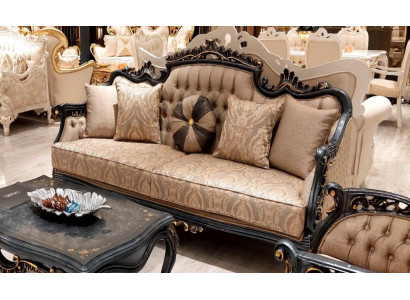 Seat three-seater sofa 3 seater classic s sofa sofas furniture fabric style baroque new