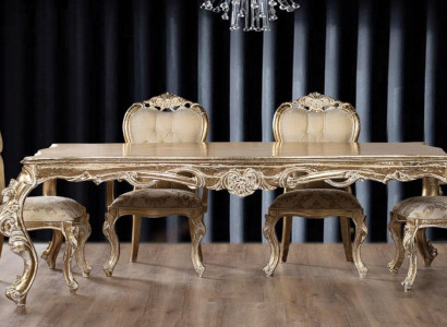 Table Dining room table Dining table Dining room Wood Tables Baroque Dining Luxury Furniture new