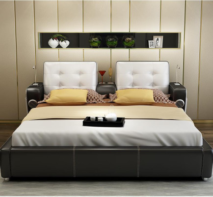 Bed Music System USB Beds Multifunction Luxury Furniture Bedroom
