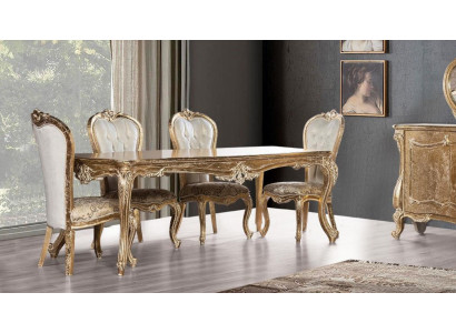 Table Dining room table Dining table Dining room Wood Tables Baroque Dining Luxury Furniture new