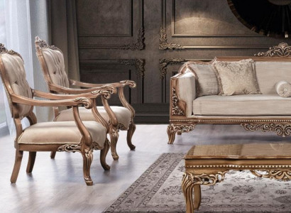 Armchair Wing Chair Sofa Luxury Living room Baroque Relax Upholstery Design Seater new