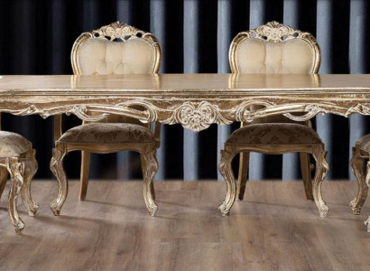 Dining room chair Chair Wood Luxury Dining room Dining Style Baroque Rococo Chairs Furniture