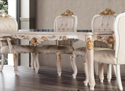 Dining room chair Chair Chairs Wood Luxury Dining room Ess Furniture Style Baroque Lehn new