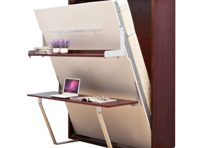Desk Shelf Bed 2in1 Functional Wardrobe Bed Furniture Table Wall Bed Beds