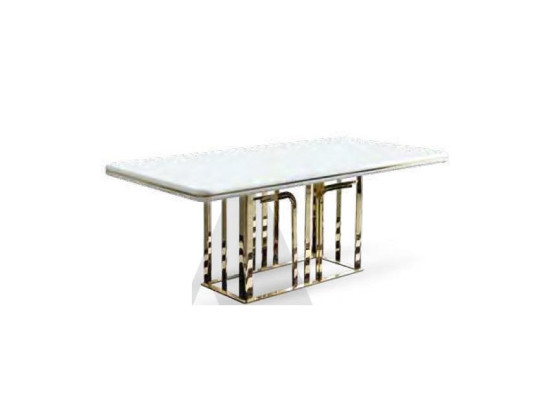Large Dining table Stainless Steel Elements Dining room Furniture Luxury Furnishings