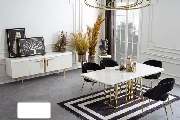 Luxury White Sideboard Modern Chest of drawers Living room Furniture Furnishings new