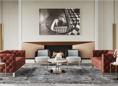 Sofa set Set Seat Upholstery 4 pieces. Living room set couches luxury