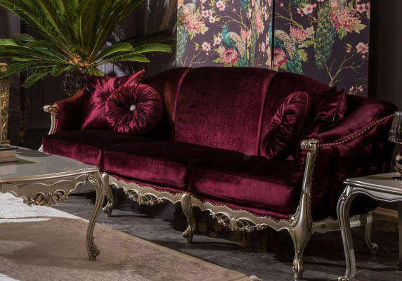 Luxury sofa set sofa side table coffee table armchair set 5 pieces. new