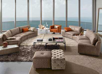Villa Round Couch Design Living landscape Round Sofa Couches Furniture Corner sofa