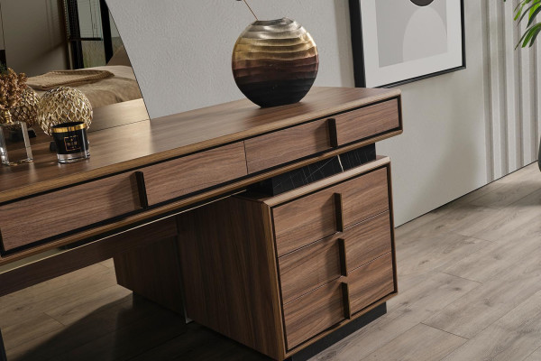 Bedroom Dressing table Consoles Sideboard brown Modern Design Complete Wood