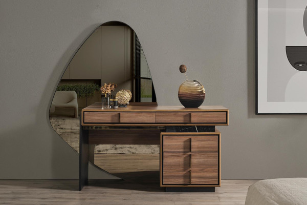 Bedroom Dressing table Consoles Sideboard brown Modern Design Complete Wood