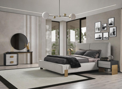 Bedroom Set Bed 2x Bedside tables Dressing table Luxury new 5pcs