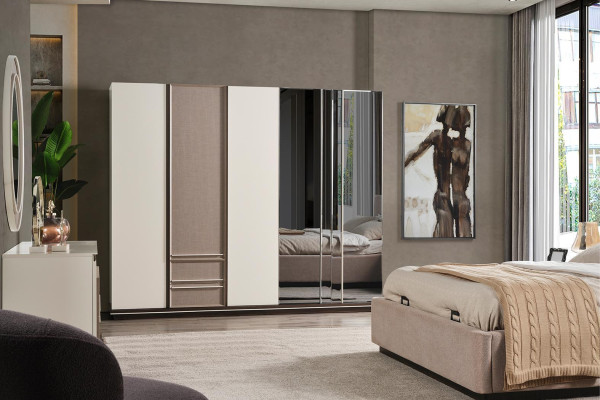Bedroom Set Bed 2xNight tables Dressing table Luxury new 6-piece design