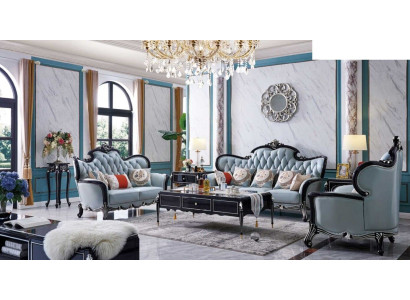 Sofa Couch Suite Set Living room Furniture Seat Group Classic Baroque 5-piece sets
