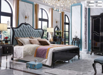 Complete's Bedroom Classic s Bed Stool Dressing table Bedside table 5 pieces.
