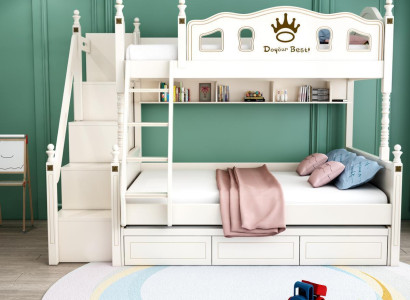 Bunk bed Childrens bed Youth bed Kids Loft bed Bed Childrens room Beds Double