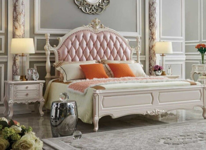 Bedroom Set Bed 2x Bedside table Hotel Beds Consoles 3pcs. Chesterfield new