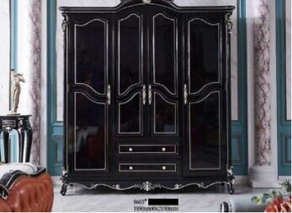 Classic r Wardrobe Cabinets Bedroom Wardrobe Wood Furniture Baroque new