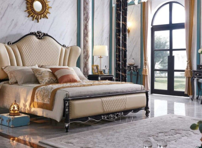 Classic s Bed Luxury Chesterfield Leather Bedroom Hotel Baroque Furniture Beds