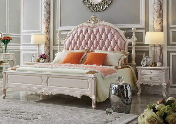 Classic s Bed Luxury Beds Chesterfield Furniture Baroque Leather Bedroom Hotel