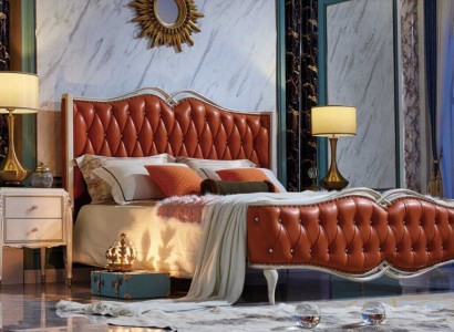 Classic s Bed Luxury Chesterfield Furniture Baroque Hotel Leather Bedroom Beds