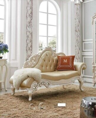 Chesterfield lounger chaise longues classic couch sofa leather sofa loungers baroque