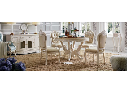 Dining room Chairs Chesterfield Armchair Classic Suite 4x Chair Set Group
