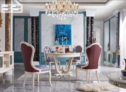 Dining room Chairs Dining set Suite 4x Chair Set Group Chesterfield armchair