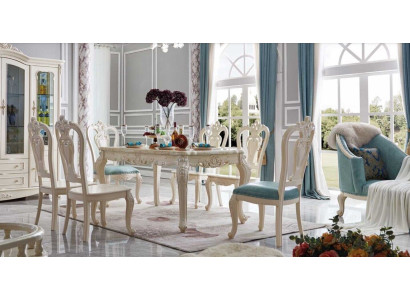 Dining table Antique Style Italian Dining Tables Table Wood Tables Furniture Baroque Rococo