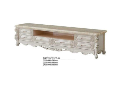 tv sideboard TV-cabinet Living room Design Shelf Beige Wood Shelves Lowboard Italy new