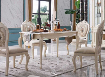 Dining table Antique Style Italian Dining Tables Tables Wood Furniture Baroque Rococo
