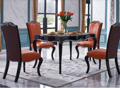 Royal Dining table Classic r Table Tables Wooden table Baroque Rococo Dining room