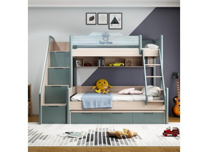 Childrens bed Youth bed Loft bed Bunk Modern Bed Childrens room Wood Beds new