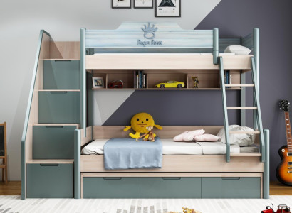 Childrens bed Youth bed Loft bed Bunk Modern Bed Childrens room Wood Beds new