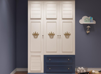 Wardrobe Wood Cabinets Wardrobe Design Childrens room Blue Wood Furniture new