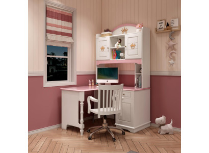 Computer desk Corner desk Corner PC table Children's desk Childrens room Wood