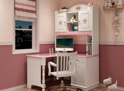 Computer desk Corner desk Corner PC table Children's desk Childrens room Wood