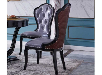 Luxury Purple Chair Dining room Upholstery Chesterfield Chairs Lounge Seat x1 Recliner