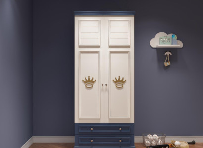 Childrens room Cabinets Wardrobe Wood Wardrobe Design Blue Clothes cabinets