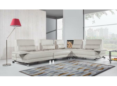 Corner sofa Living landscape Upholstery Corner Sofa Seat Suite Modern 100% Leather Couch